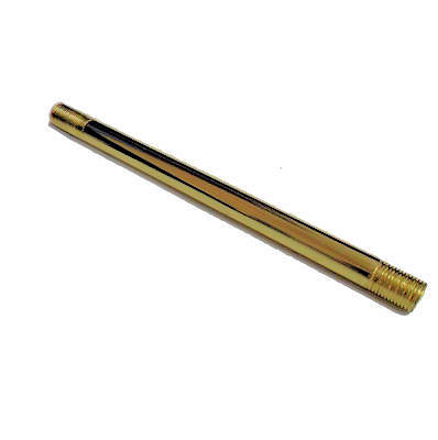 4" LONG 1/8 IPS BRASS PLATED PIPE
